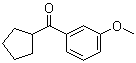 Cyclopentyl(3-methoxyphenyl)methanone molecular structure (CAS 339549-67-6)