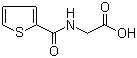[(噻吩-2-羰基)氨基]乙酸分子结构 (CAS 33955-17-8)