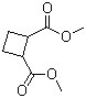 环丁烷-1,2-二羧酸二甲酯分子结构 (CAS 3396-20-1)