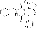 结构式 CAS# 3397-32-8, N-苄氧羰基-L-苯丙氨酸 N-羟基琥珀酰亚胺酯