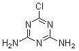 2-氯-4,6-二氨基-1,3,5-三嗪分子结构 (CAS 3397-62-4)