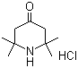 structure of CAS# 33973-59-0, 2,2,6,6-Tetramethyl-4-piperidone hydrochloride;Triacetoneamine hydrochloride