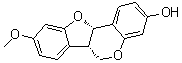(±)-美迪紫檀素分子结构 (CAS 33983-40-3)