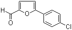 结构式 CAS# 34035-03-5, 5-(4-氯苯基)糠醛; 5-(4-氯苯基)呋喃-2-甲醛