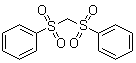 structure of CAS# 3406-02-8, Bis(phenylsulfonyl)methane;Bis(benzenesulfonyl)methane; 1,1'-[Methylenebis(sulfonyl)]bis[benzene]; NSC 47076