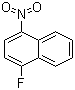 1-氟-4-硝基萘分子结构 (CAS 341-92-4)