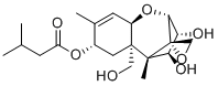 structure of CAS# 34114-98-2, T-2 triol;[(1S,2R,4S,7R,9R,10R,11S,12S)-10,11-dihydroxy-2-(hydroxymethyl)-1,5-dimethylspiro[8-oxatricyclo[7.2.1.02,7]dodec-5-ene-12,2'-oxirane]-4-yl] 3-methylbutanoate
