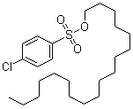 4-氯苯磺酸十八烷基酯分子结构 (CAS 34184-41-3)