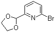 2-Bromo-6-(1,3-dioxolan-2-yl)pyridine molecular structure (CAS 34199-87-6)
