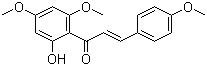 structure of CAS# 3420-72-2, Flavokawain A;2'-Hydroxy-4,4',6'-trimethoxychalcone