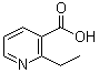 structure of CAS# 3421-76-9, 2-Ethylnicotinic acid;2-Ethyl-3-pyridinecarboxylic acid