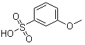 3-甲氧基苯磺酸分子结构 (CAS 34256-01-4)