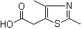 (2,4-Dimethyl-1,3-thiazol-5-yl)acetic acid molecular structure (CAS 34272-65-6)