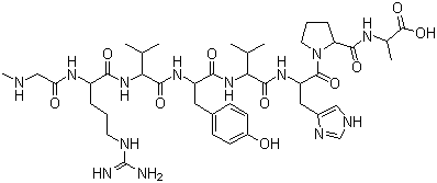 Saralasin molecular structure (CAS 34273-10-4)