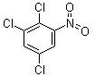 structure of CAS# 34283-94-8, 1,2,5-Trichloro-3-nitrobenzene;2,3,5-Trichloro-1-nitrobenzene; 2,3,5-Trichloronitrobenzene