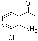 1-(3-氨基-2-氯吡啶-4-基)乙酮分子结构 (CAS 342899-35-8)