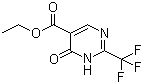structure of CAS# 343-67-9, Ethyl 2-trifluoromethyl-4-oxopyrimidine-5-carboxylate