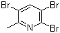 structure of CAS# 3430-15-7, 2,3,5-Tribromo-6-methylpyridine