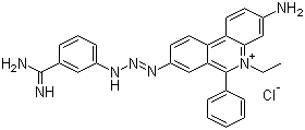 氯化氮氨菲啶分子结构 (CAS 34301-55-8)