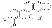structure of CAS# 34316-15-9, Chelerythrine chloride;1,2-Dimethoxy-N-methyl-[1,3]benzodioxolo[5,6-c]phenanthridinium chloride