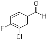 structure of CAS# 34328-61-5, 3-Chloro-4-fluorobenzaldehyde