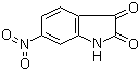 6-硝基靛红分子结构 (CAS 3433-54-3)