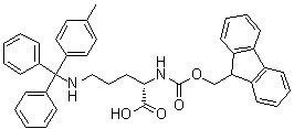 N2-[(9H-Fluoren-9-ylmethoxy)carbonyl]-N5-[(4-methylphenyl)diphenylmethyl]-L-ornithine molecular structure (CAS 343770-23-0)