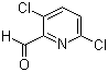结构式 CAS# 343781-53-3, 3,6-二氯吡啶-2-甲醛