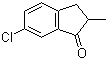 6-氯-2,3-二氢-2-甲基-1H-茚-1-酮分子结构 (CAS 343852-44-8)