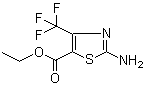 结构式 CAS# 344-72-9, 2-氨基-4-(三氟甲基)噻唑-5-甲酸乙酯