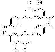 structure of CAS# 34421-19-7, 2,3-Dihydrosciadopitysin