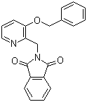 2-[[3-(苯基甲氧基)-2-吡啶基]甲基]-1H-异吲哚-1,3(2H)-二酮分子结构 (CAS 344569-80-8)