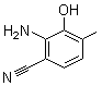 2-Amino-3-hydroxy-4-methylbenzonitrile molecular structure (CAS 344615-05-0)
