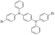 structure of CAS# 344782-48-5, N,N'-Diphenyl-N,N'-bis(4-bromophenyl)biphenyl-4,4'-diamine;4,4'-Bis[(p-bromophenyl)phenylamino]biphenyl