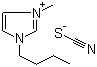 结构式 CAS# 344790-87-0, 1-丁基-3-甲基咪唑鎓硫氰酸盐