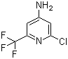 4-Amino-2-chloro-6-trifluoromethylpyridine molecular structure (CAS 34486-22-1)