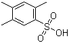 structure of CAS# 3453-84-7, 1,2,4-Trimethyl-5-benzenesulfonic acid;Pseudocumene-5-sulfonic acid; 2,4,5-Trimethylbenzenesulfonic acid; NSC 163978