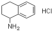 1,2,3,4-Tetrahydro-1-naphthylamine hydrochloride molecular structure (CAS 3459-02-7)