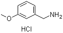 3-Methoxybenzenemethanamine hydrochloride molecular structure (CAS 3459-14-1)