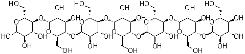 Amyloheptaose molecular structure (CAS 34620-78-5)