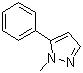 structure of CAS# 3463-27-2, 1-Methyl-5-phenyl-1H-pyrazole;1-Methyl-5-phenylpyrazole; 5-Phenyl-1-methylpyrazole