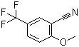 2-甲氧基-5-(三氟甲基)苯腈分子结构 (CAS 34636-92-5)