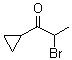 structure of CAS# 34650-66-3, 2-Bromo-1-cyclopropylpropan-1-one