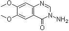 3-Amino-6,7-dimethoxy-4(3H)-quinazolinone molecular structure (CAS 34659-16-0)