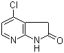 4-Chloro-1H-pyrrolo[2,3-b]pyridin-2(3H)-one molecular structure (CAS 346599-62-0)