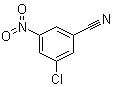 structure of CAS# 34662-30-1, 3-Chloro-5-nitrobenzonitrile;3-Nitro-5-chlorobenzonitrile