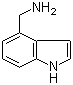 1H-Indole-4-methanamine molecular structure (CAS 3468-18-6)