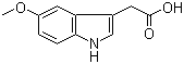 结构式 CAS# 3471-31-6, 5-甲氧基吲哚-3-乙酸
