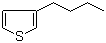 3-丁基噻吩分子结构 (CAS 34722-01-5)
