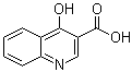 结构式 CAS# 34785-11-0, 4-羟基-3-喹啉羧酸